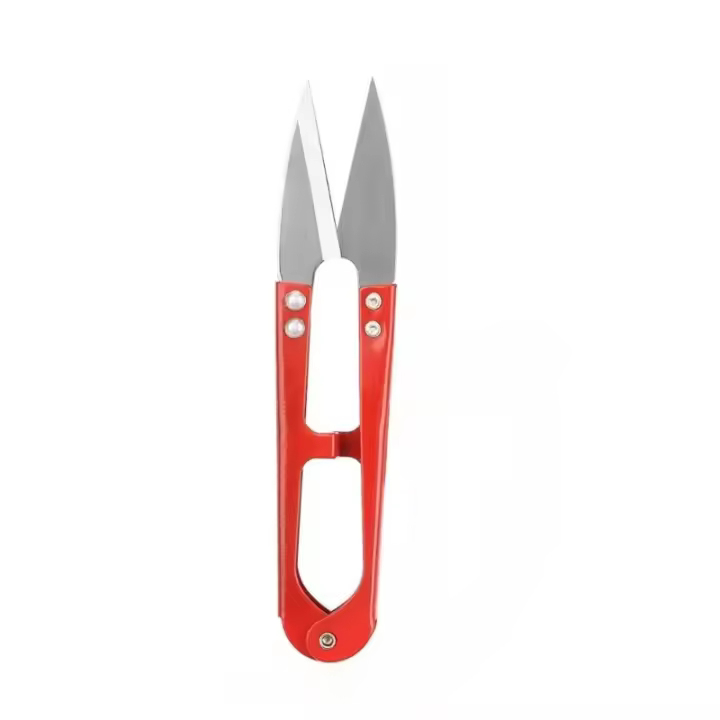 Cortador de hilo en forma de U para hilos de hilo, tijeras de costura artesanal, suministros de costura DIY, 1 Uds. - 1