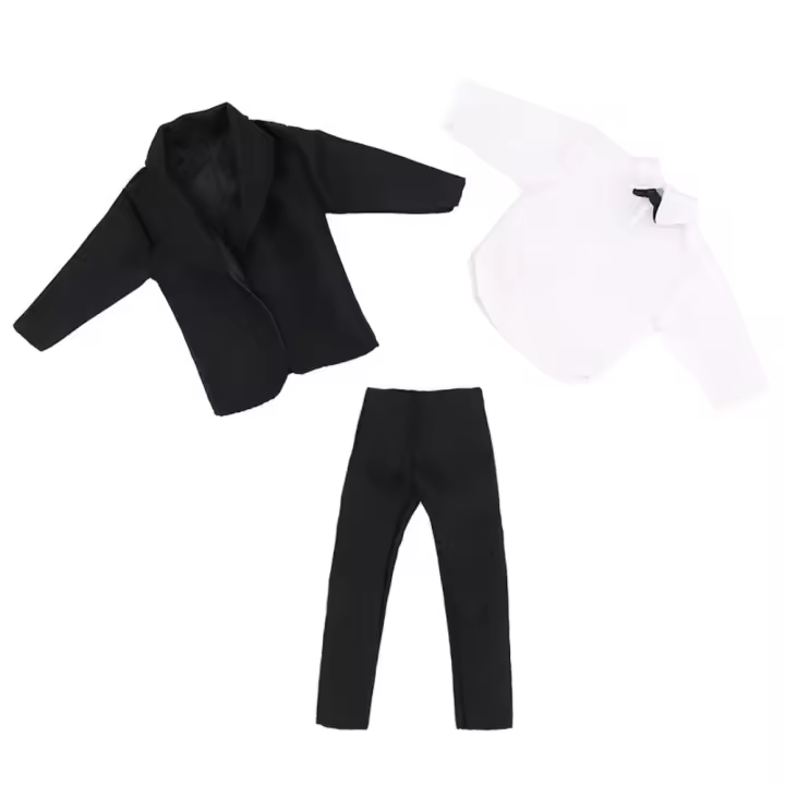 Ropa de uso diario para hombre, traje de muñeca, traje informal, abrigo superior, camisa de muñeca masculina, pantalones hechos a mano, fiesta de boda, ropa para muñeca 1/6, juguete para niños - 1