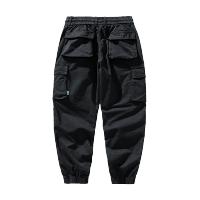 Nuevos pantalones deportivos sencillos y lisos para hombre, moda para actividades al aire libre, pantalones para correr con múltiples bolsillos, pantalones Cargo informales y versátiles para otoño e invierno - details 6