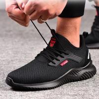 Zapatos de Trabajo Ligeros y Transpirables Punta de Acero Antigolpes A Prueba de Agujeros - details 8