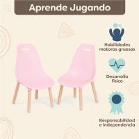 Century Morn: morno dos infantiles - Muebles infantiles y jóvenes - Rosa y mara natural - fácil armar - 3 años y más - details 6