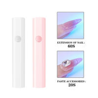 Mini lámpara secadora portátil de mano, Luz LED UV para curar todas las herramientas de arte de uñas recargables de Gel - details 1