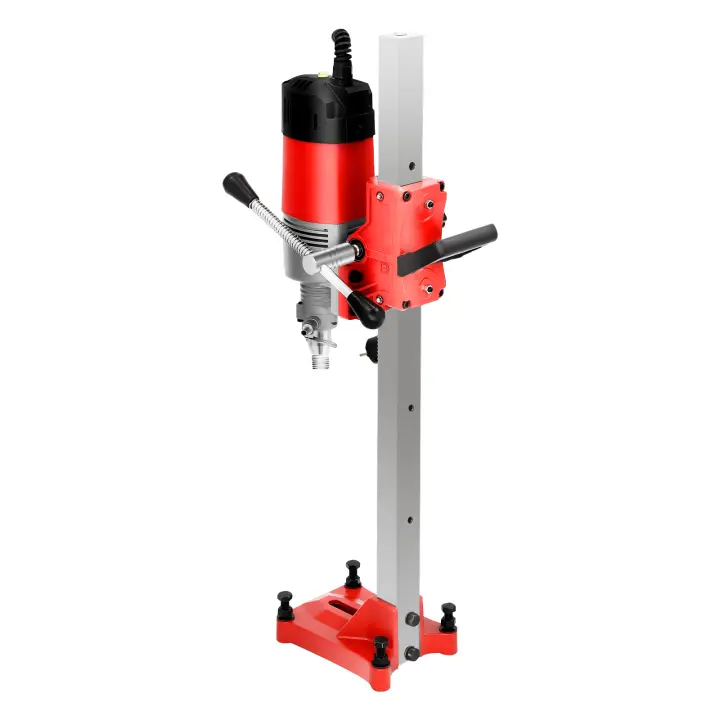Prensa perforadora de núcleo de diamante de 220V y 3300W, soporte para perforadora de hormigón Ø 165mm para ladrillo, piedra, hormigón armado, roca y materiales ignífugos - 1