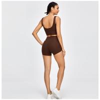 Pantalones cortos deportivos para mujer, pantalones cortos de compresión plisados, pantalones cortos de yoga de secado rápido - details 14