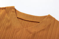 Vestido holgado informal de manga corta para mujer, Color sólido, novedad de 2024 - details 27