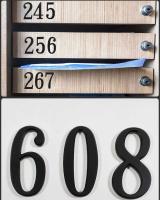 Pegatinas de Número de Casa de Acrílico 6-7 CM Letras 0-9 Placa de Nombre de Residencia - details 5