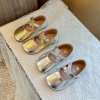 Zapatos de cuero para niñas, calzado de estilo princesa, fondo suave, antideslizante, informal, para fiesta de baile, Chic, novedad de otoño, 2024 - details 2