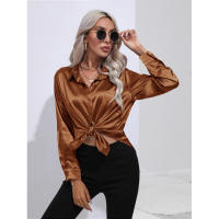 Camisa de satén para mujer, blusa de manga larga, nuevo estilo primavera/verano, ropa de mujer - details 27