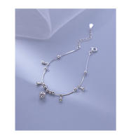 Pulsera de Palacio Estilo Chino de Plata Pura Diseño de Campana de Tobillo para Mujeres - details 5