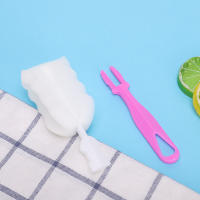 Esponja de mango largo para limpieza de vidrio, cepillo para botellas simple - details 1