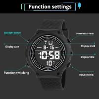 Reloj Deportivo Electrónico LED Premium para Hombres MAYZHISU Resistente al Agua, Luminoso, Correa de Cuero, Automático - details 7