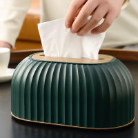 Caja de pañuelos de escritorio de elevación automática, soporte de almacenamiento de papel de servilleta elegante para el hogar, dormitorio, inodoro - details 7