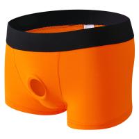 Hombres Calzoncillos Pene Abierto Agujero de la bolsa Boxer Shorts Cockring Bragas Ropa interior de algodón Bóxers hombre - details 9