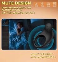 Leten para hombres Control de aplicación anillo vibratorio retardante de eyaculación masajeador de testículos masculino vibrador juguete sexual parejas productos para adultos - details 8