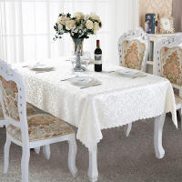 Cubierta protectora para mesa de comedor, mantel Jacquard rectangular ecológico, tela para boda, restaurante, reciclado, moderno - details 6
