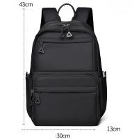 Mochila Simple de tela Oxford para estudiantes, bolsa de viaje de gran capacidad para hombres y mujeres, 14 pulgadas, nueva - details 3