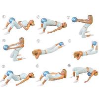 Bola de Yoga de 25cm Equipo de Gimnasia para Fitness Pilates Equilibrio - details 8