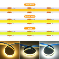 Tira de Luz LED COB Flexible de Alta Brillo 12V DC RA90 8mm Barra de Luz en Colores Variados para Decoración y Iluminación de Marca XUNATA - details 5