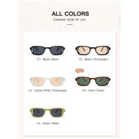 Nuevas gafas de sol de montura pequeña para hombres, gafas de sol cuadradas para mujeres, gafas de sol retro personalizadas - details 1
