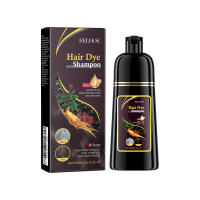 Champú para teñir el cabello, cubierta blanca y gris, reparación de tinte rápido Natural, limpieza seca y dañada, raíces nutritivas, restauración de cabello negro - details 3