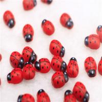 5 uds lindo Mini mariquita de resina hecha a mano miniaturas de mariquita de resina DIY epoxi para niños - details 1