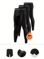 Leggings de compresión de alto rendimiento para hombres, mallas de entrenamiento físico para mejorar el rendimiento físico y la comodidad al correr - details 2
