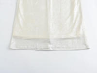 TRAFZA-vestido largo sin mangas con cuello Halter para mujer, ropa elegante y ajustada, decorada con Espalda descubierta, color liso, moda de verano - details 9