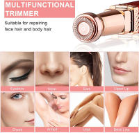 Depiladora Facial eléctrica para mujer, afeitadora Facial hine, recortadora de cejas, afeitadora indolora para Bikini - details 4