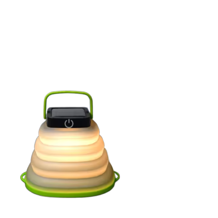 Iluminación de tienda de campaña, lámpara de iluminación Solar novedosa, luz LED plegable exótica, linterna plegable portátil recargable por USB para jardín - 1
