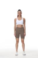 Nuevos pantalones cortos deportivos de cintura alta sin costuras con forma de sonrisa para mujer, pantalones cortos de entrenamiento de Yoga con realce, pantalones cortos sexys para correr y Fitness - details 10