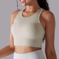 Hamidou-Sujetador deportivo para mujer, ropa interior de gimnasio, hilo Sexy, informal, a rayas, sin costuras, Top ajustado para gimnasio - details 27