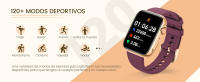Reloj Inteligente AMOLED 1.85 para Mujeres 2024 con Modo de Deporte 120+ Rastreador de Fitness Pulsera de Presión Arritmia Llamada HD a Prueba de Agua IP68 - details 0