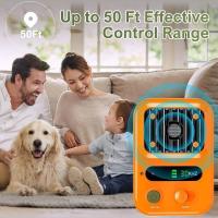 Pantalla a Color portátil para exteriores, dispositivo electrónico ultrasónico antiladridos de alta potencia para perros, antimordeduras de perros y potente - details 8