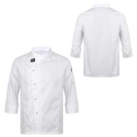 Ropa de Chef de manga larga, uniforme de cocina para restaurante, abrigo de Chef para hombres y mujeres, chaquetas de trabajo de camarero, uniforme profesional general - details 36