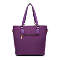 Bolsos Bandolera Mochila Totes Shoppers y bolso de hombro para mujeres Damas Juego de 6 piezas de cuero PU con diseño de nylon y poliéster - details 16