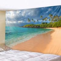 Tapiz de playa Tropical nórdico, Mandala colgante de pared Hippie, decoración de dormitorio, tapiz psicodélico, tapiz bohemio, 6 tamaños - details 11