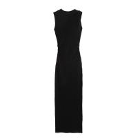 Casual Chic Verano Sin mangas s, Moda femenina larga y recta por - details 23