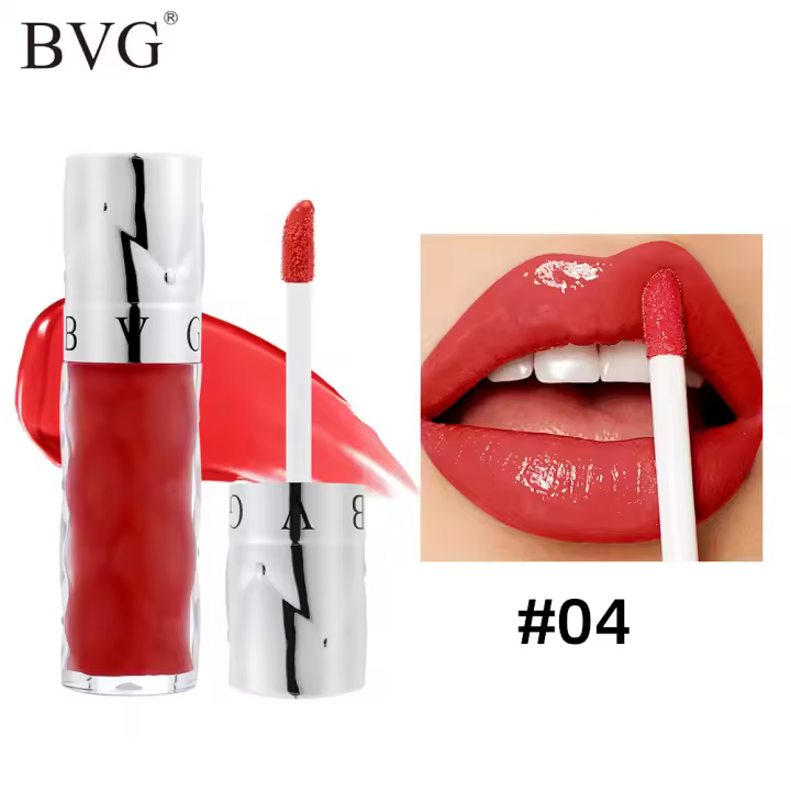 Brillo Labial de Vidrio Hidratante Bvg Lápiz de Labios Antiestickante, Sin Decoloración - 1