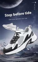 Zapatos informales para hombre, zapatos de papá de gran tamaño, parte superior de cuero de fibra ultrafina, suela de PU, watepoof beathable, summe y - details 2