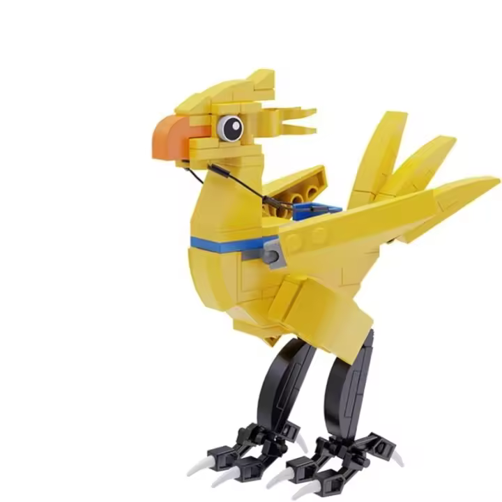 Kit de Construcción de Pájaros sin Alas Chocobo Last Fantasy Animal Mascota Modelo de Juguetes (108 piezas) Para Niños y Adultos - 1