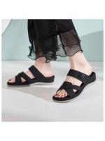 Sandalias de suela gruesa de verano 2025 para mujer, casuales y cómodas, talla grande, pantuflas sencillas y versátiles, libres para hacer ejercicio - details 18