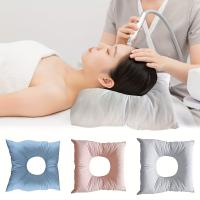 1 almohada cuadrada para spa, cojín de terapia de masaje sin perfume para salón de belleza, funda de almohada para tratamiento facial, no necesita electricidad ni batería - details 1