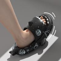 Zapatillas de sandía para hombre y mujer, chanclas planas informales con dibujos animados de tiburón Eva, Chanclas de playa, novedad de verano - details 30