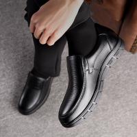 Zapatos hechos a mano de cuero genuino, zapatos informales para hombres, zapatos para caminar con plataforma plana, calzado para exteriores, mocasines, zapatillas transpirables - details 26