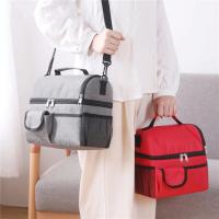 Bolsa de almuerzo térmica portátil de 10L, caja de comida duradera, impermeable, nevera de oficina, caja con aislamiento de hielo, bolsa de cena Oxford para acampar - details 4