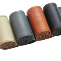 Antideslizante duradero para coche DIY con aguja e hilo, protector de volante de cuero 36 38 40 cm - details 1