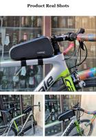 Bolsa impermeable para bicicleta de montaña, accesorios para viaje en carretera, marco frontal para tubo superior, bolsa para vástago de ciclismo, bolsa para teléfono móvil - details 12