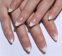 ARTAUG 24PCS Uñas Postizas Cortas En Rosa Saturación Alta Estilo Frances Tamaño Cuadrado Para Verano Uñas De Dedos Con Trim - details 28