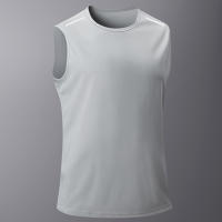 Verano speed dry sport sin mangas camiseta hombre chaleco manga corta ropa de fitness hombre - details 4