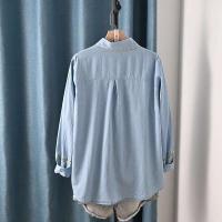 Blusas Bordadas de Flor Moda Coreana para Mujeres Primavera Camisa de Jeans de Diseñador - details 18